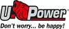 Logo and slogan for U-Power. Voir les images du produit