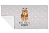 Mr. & Mrs. Panda Handtuch Bär Kommunion - Grau Pastell - Produktbild-Vorschau 2