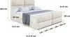 ALTDECOR Boxspringbett mit Fußteil, H3 Matratze und Topper Produktbild-Vorschau 6