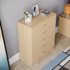 Commode 5 tiroirs Riano – Meuble rangement chambre en pin à Voir les images du produit 4