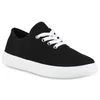 VAN HILL Damen Sneaker Low Schnürer Bequeme Stoff Schuhe Produktbild-Vorschau 1