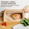 Creative Home Drewniany Chlebak z pokrywą | 38 x 28,5 x Podgląd zdjęcia produktu 9
