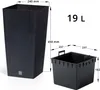 Květináč RATO SQUARE s vkladem 24 cm - barva: antracit Voir les images du produit 13