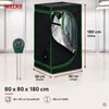 Growbox idroponica 80x80x180 cm Tenda per coltivazione Anteprima dell’immagine prodotto 10