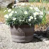 Jinfa 1 Blumenkübel aus Kunststoff in Holzoptik | Farbe: Produktbild-Vorschau 4