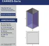 AQUABATOS 75 x 75 x 187 cm Eckdusche Duschkabine mit Produktbild-Vorschau 8