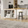 Tavolo da bar girevole Fliek con credenza, tavolo da bar Anteprima dell’immagine prodotto 3
