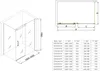doporro Cabine de Douche rectangulaire avec Porte Voir les images du produit 7