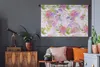 MuchoWow® Wandteppich Wandbehang Dinosaurier - Blumen - Produktbild-Vorschau 5