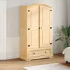 vidaXL Kleiderschrank Corona 102x52x186 cm Massivholz Produktbild-Vorschau 2