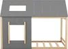 MODFU Kinderbett 90x200cm mit Lattenrost, Hausbett Produktbild-Vorschau 6