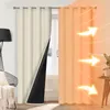 Wärmeschutzvorhang Doppellagige Winter Thermo Vorhang mit Produktbild-Vorschau 1
