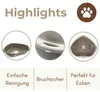 2er Set Katzenklo Ecke XXL Eck Katzentoilette mit Rand ohne Produktbild-Vorschau 6