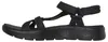 Skechers Go Walk Flex Sandal Sublime Sandali Donna Nero Anteprima dell’immagine prodotto 3