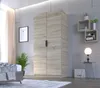 PAWS MOBEL Kippbarer Sonoma eiche Kleiderschrank 100x52x200 Produktbild-Vorschau 2