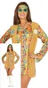 Leuk hippie-kostuum voor dames, maat S tot L, maat: L Productafbeelding-voorbeeld 3