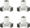 vidaXL Connecteur de poteau 4 pcs. Forme Y Métal galvanisé Voir les images du produit 7