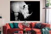 MuchoWow® Poster Rhinozeros - Tier - Porträt 180x120 cm - Produktbild-Vorschau 2