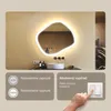 Kúpe??ové zrkadlo 84x74cm - koso?tverec s LED osvetlením - Náhľad obrázku produktu 4