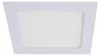 LED Einbaustrahler flach 9W Eckig SuperSlim Schnitt 130x130 Produktbild-Vorschau 1