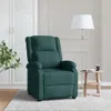 vidaXL Relax kreslo tmavozelená látka - Kreslo Náhľad obrázku produktu 11