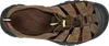 Top-down view of a brown KEEN sandal. Voir les images du produit
