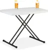 Tavolo da campeggio Relaxdays, pieghevole, LxPxA: 71x78x49 Anteprima dell’immagine prodotto 1