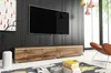 RTV skrinka APOLLO II 180 cm, TV polica, nízka doska, dub Náhľad obrázku produktu 3