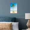 MuchoWow® Poster Eine einsame Palme am Strand 20x30 cm - Produktbild-Vorschau 4