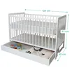 Babybett Kinderbett 60x120 Gitterbett Baby Bett Produktbild-Vorschau 4