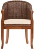 KRINES HOME Rattan-Sessel mit Holzbeinen, Sessel aus echtem Produktbild-Vorschau 3