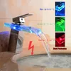 Baterie łazienkowe LED RGB bateria wodospadowa bateria Podgląd zdjęcia produktu 4