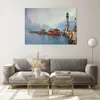 Bilder auf glas - Hafen Laterne Boot - 100x70cm - Produktbild-Vorschau 7