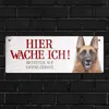 Betreten auf eigene Gefahr - Hier wache ich! Metallschild Produktbild-Vorschau 7