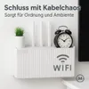 WLAN-Router Box Wandregal für TV Receiver Wohnzimmer Produktbild-Vorschau 2