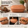 KERAZO 4,5 Liter Brotbackform mit Deckel und Getreidemuster Produktbild-Vorschau 8