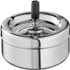 APS Cendrier rotatif classique 11cm Ø10,5cm noir/chromé Voir les images du produit 4