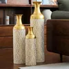 okwish 3-teiliges Metallvasen Standvasen-Set Blumenvase Produktbild-Vorschau 3