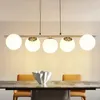 ZMH Pendelleuchte Esstisch Glas Hängeleuchte Gold  Produktbild-Vorschau 1