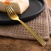 Kuchengabeln, Serie Athen, 4-teilig, gold, Edelstahl Produktbild-Vorschau 3