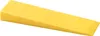 A yellow wedge used for splitting wood, shown in isolation against a white background. Anteprima dell’immagine prodotto