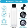 4 Stück Reiseflaschen 200 ml Leere Spender Plastikflasche Produktbild-Vorschau 2