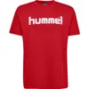 hummel GO Baumwoll Logo T-Shirt Herren true red XL Produktbild-Vorschau 3