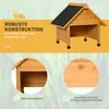 Outsunny Holzgarage für Rasenmäher Roboter Carport für Produktbild-Vorschau 4