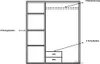 Kleiderschrank Drehtürenschrank mit Spiegel - weiß 120 cm Produktbild-Vorschau 3