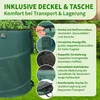 TTL GARDEN 2×160L Pop Up Gartensack Deluxe mit Deckel – 2er Produktbild-Vorschau 4