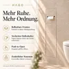 HAGO24 WC Modul Edelstahl gebürstet Schlitz Einbauschrank Produktbild-Vorschau 3