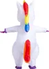 Aufblasbares Einhorn Kostüm Ganzkörper, Einhorn Air Blow-up Produktbild-Vorschau 6