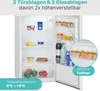 Bomann® Réfrigérateur avec compartiment congélation 206L | Voir les images du produit 4