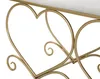FURNLUX Ottomane Herz Gold 105cm / Hauptfarbe: Gold / Produktbild-Vorschau 7